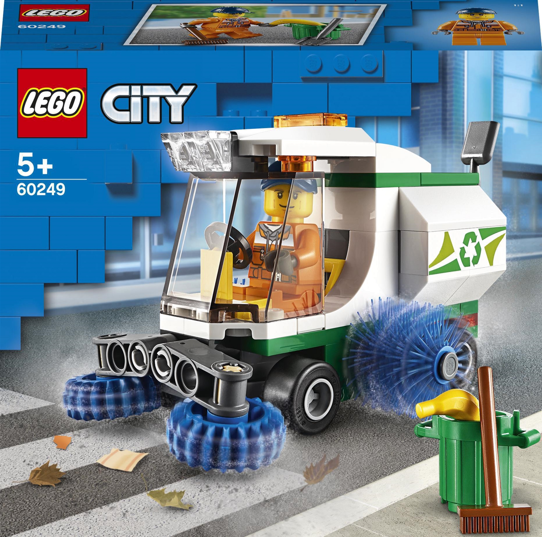 

Конструктор LEGO City Great Vehicles Машина для очистки улиц 89 деталей (60249)