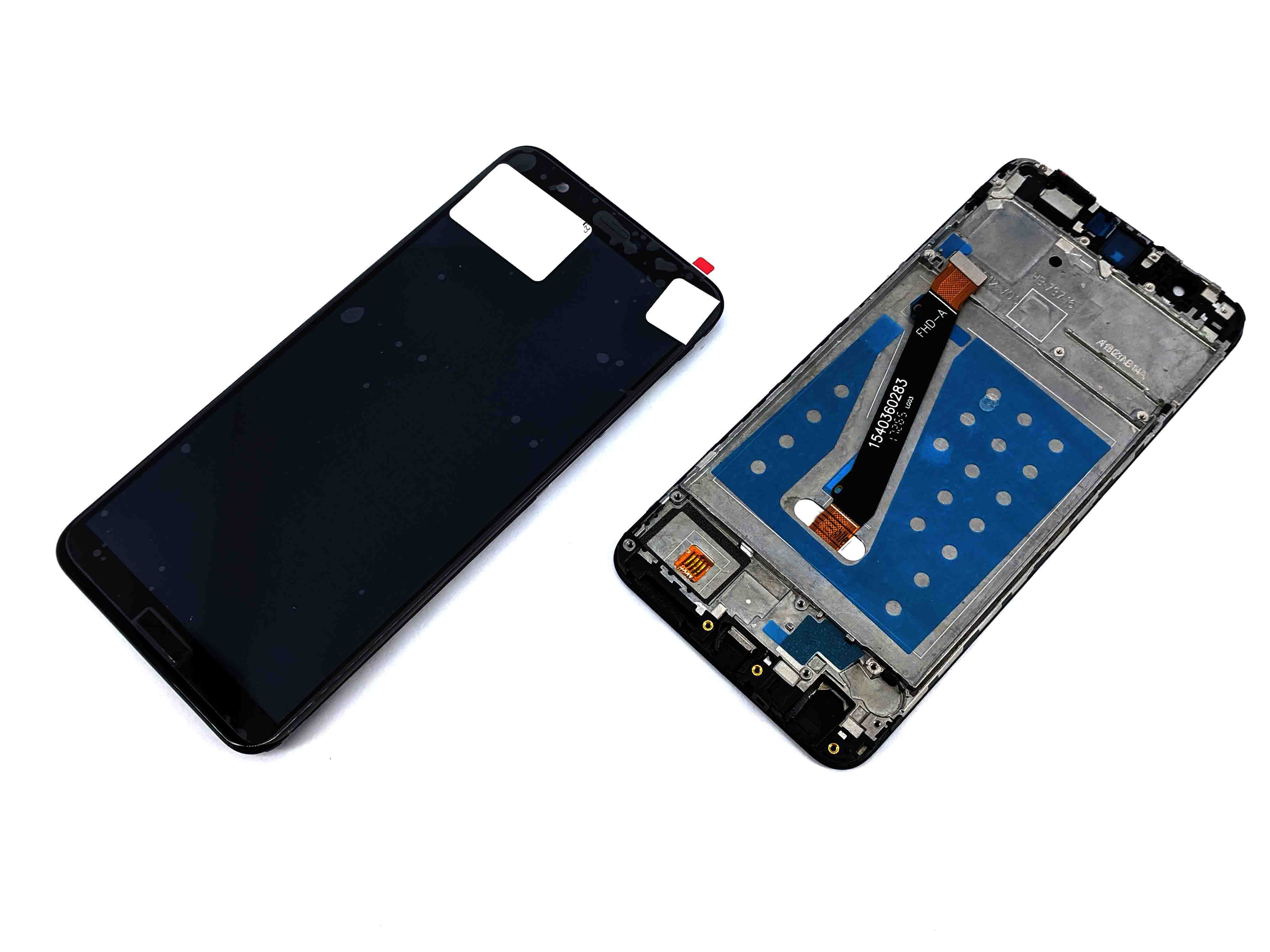 

Дисплей + сенсор (модуль) PowerOn для Huawei P Smart черный + рамка high copy