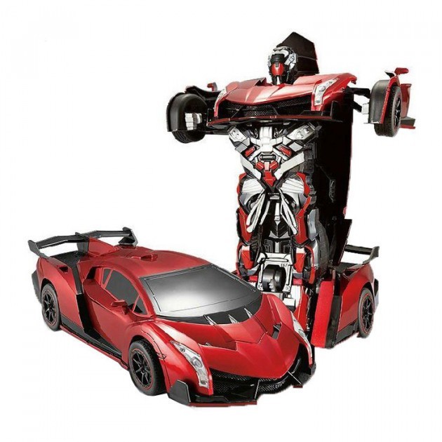 

Трансформер на Радиоуправлении Lamborghini Robot Car Size 18 Красная