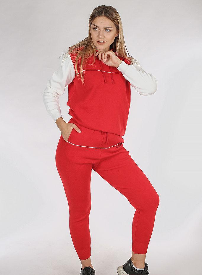 

Стильный костюм-двойка с капюшоном G&M LX-10055321 M Размер цвет Красный