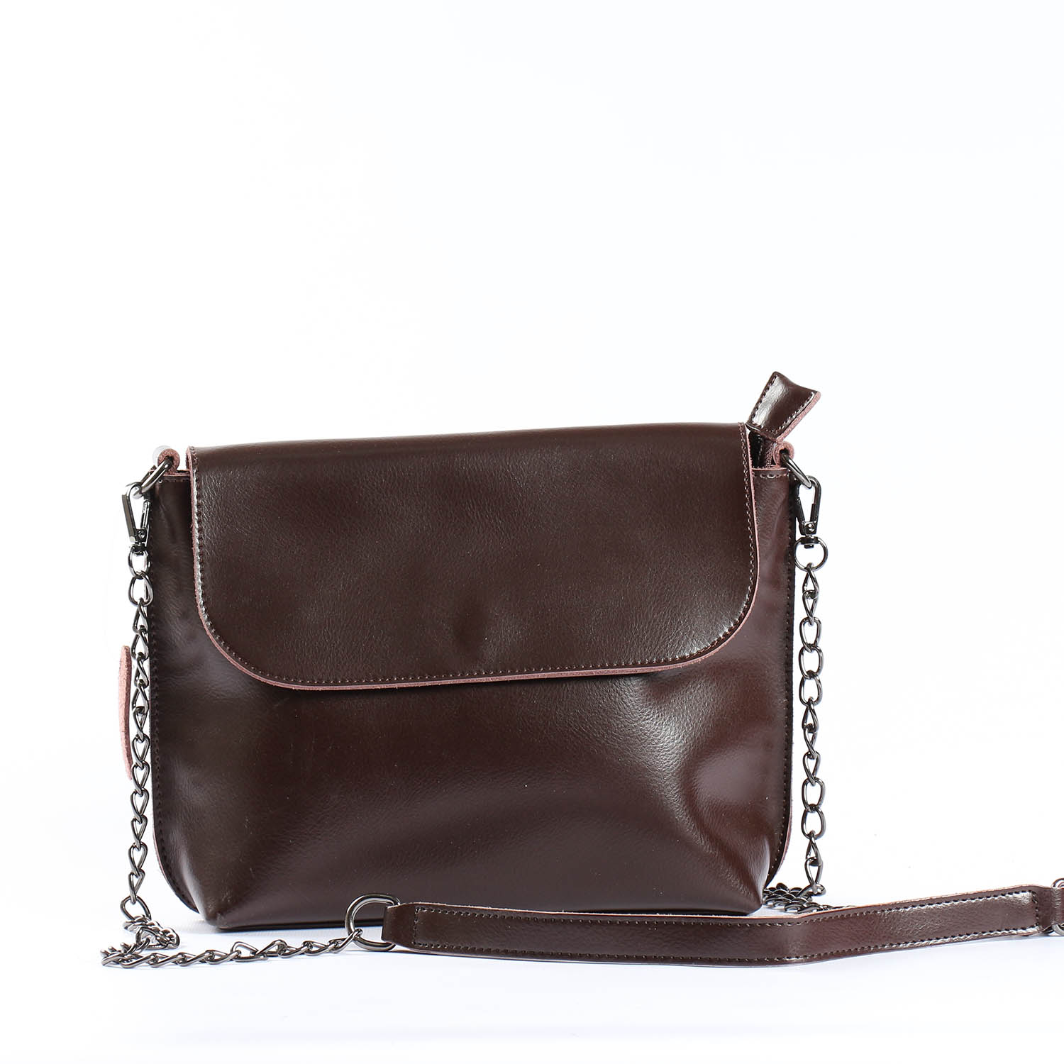 

Женская кожаная сумка Vishnya "Патрисия Brown"