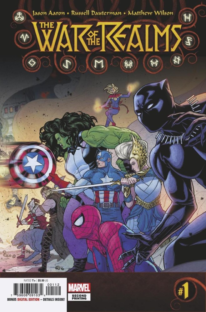 

War Of The Realms #1 Cover Z-B 2nd Ptg Variant Russell Dauterman Cover