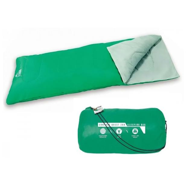 

Туристический спальный мешок Bestway 68053 застежка-молния ( 68053(Green) Зелёный 180-75см, застежка-молния)