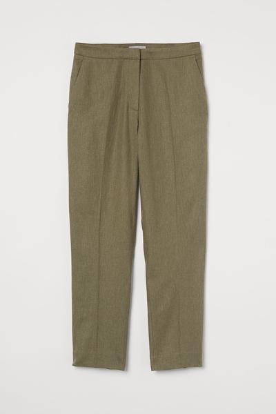 

Слаксы H&M 38 (165/72А) Зеленый хаки