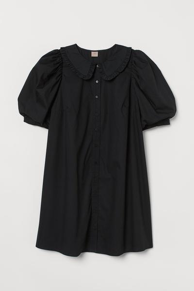 

Платье с воротничком H&M 2XL (175/128А) Черный