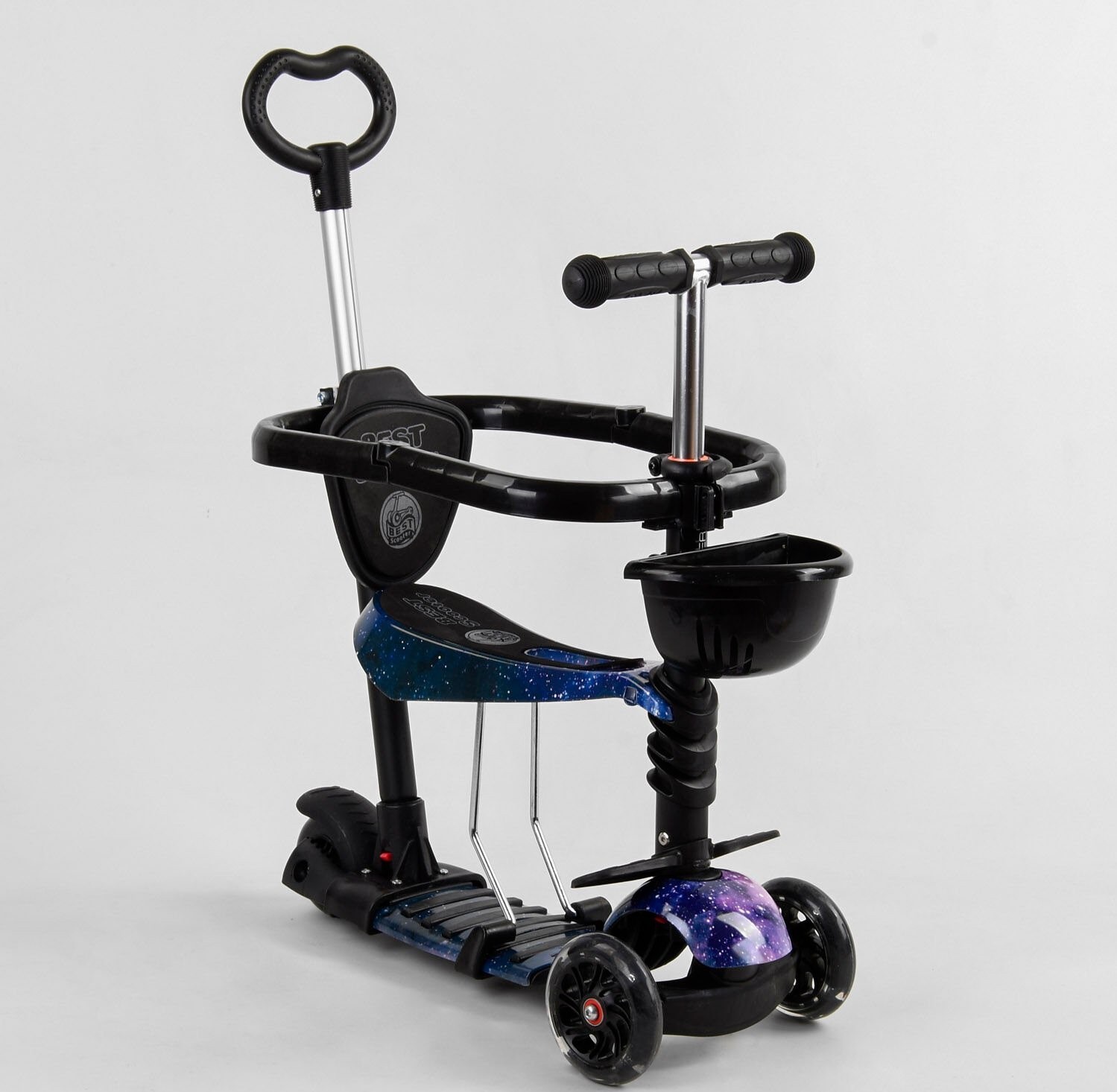 

Самокат 5в1 S 3288 Best Scooter с защитным бампером