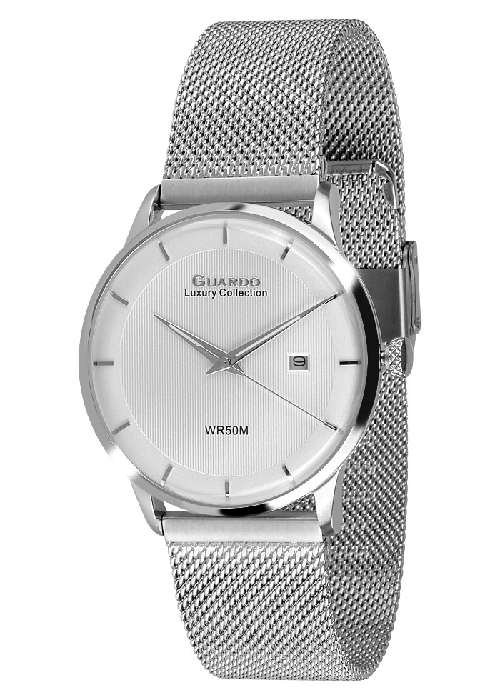 

Мужские наручные часы Guardo S02409-1 (m.SS)