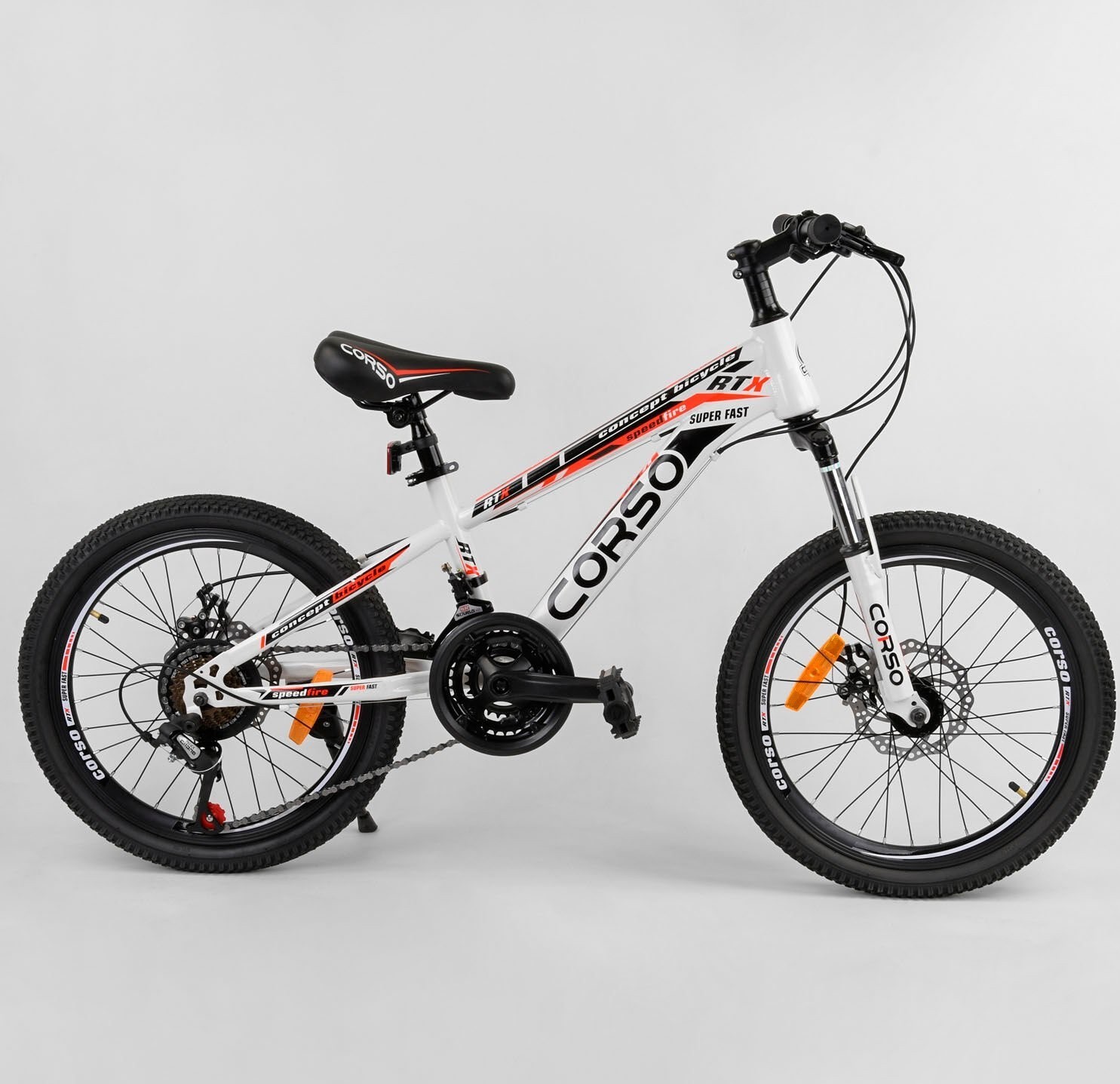 

Велосипед Спортивный CORSO 20"дюймов 30984 Белый