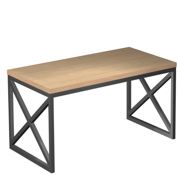 

Обеденный стол LFWood LOI ЛОФТ 1300х600х760 Сосна светлая FLT10007