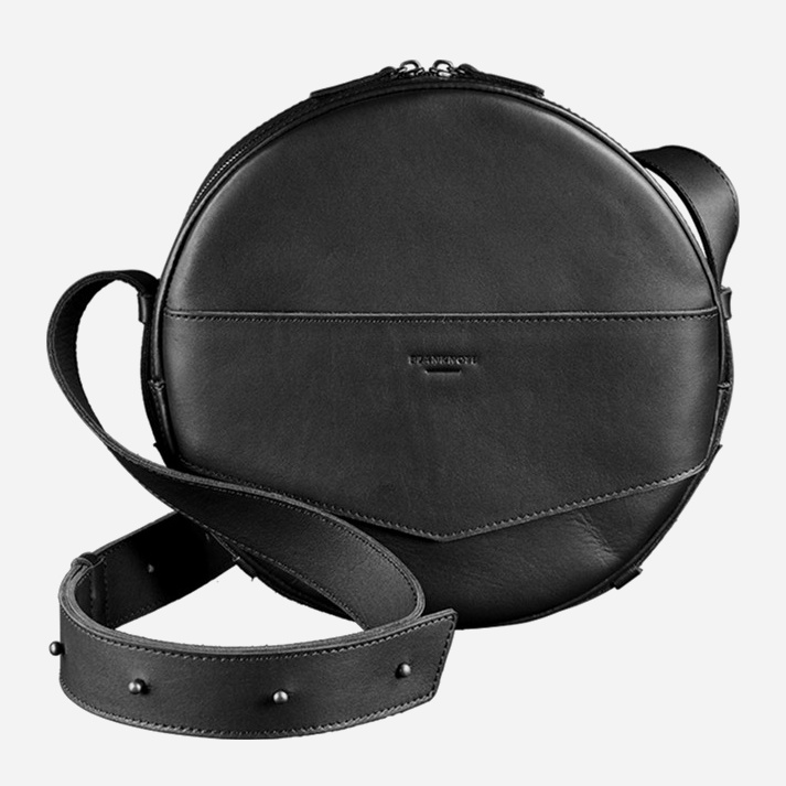 

Женская кожаная сумка-рюкзак BlankNote Круглая Maxi BN-BAG-30-g Графит