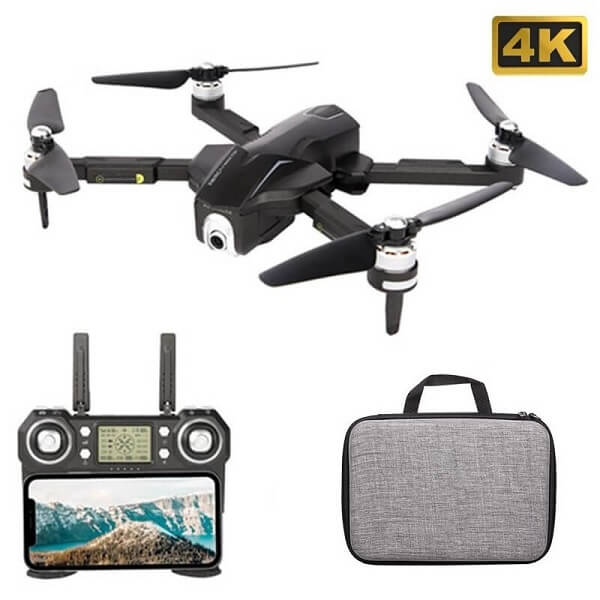 

Квадрокоптер XMRC M8 Black – дрон с 4K и HD-камерами, 5G WI-FI, GPS, FPV, БК моторы, 1 км, до 25 мин. + кейс (k295)