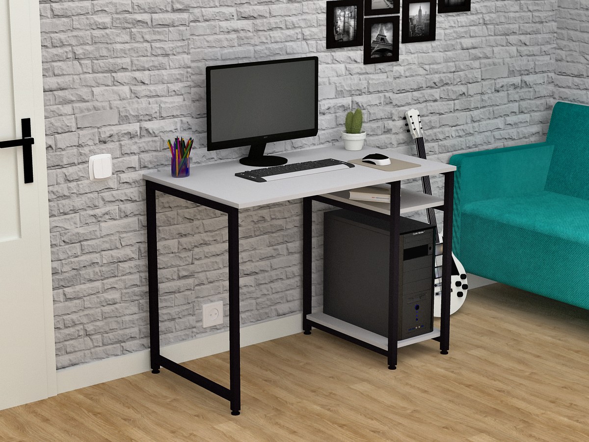 

Компьютерный стол HomeDeco СКЛ Пепельный 1200х600х750
