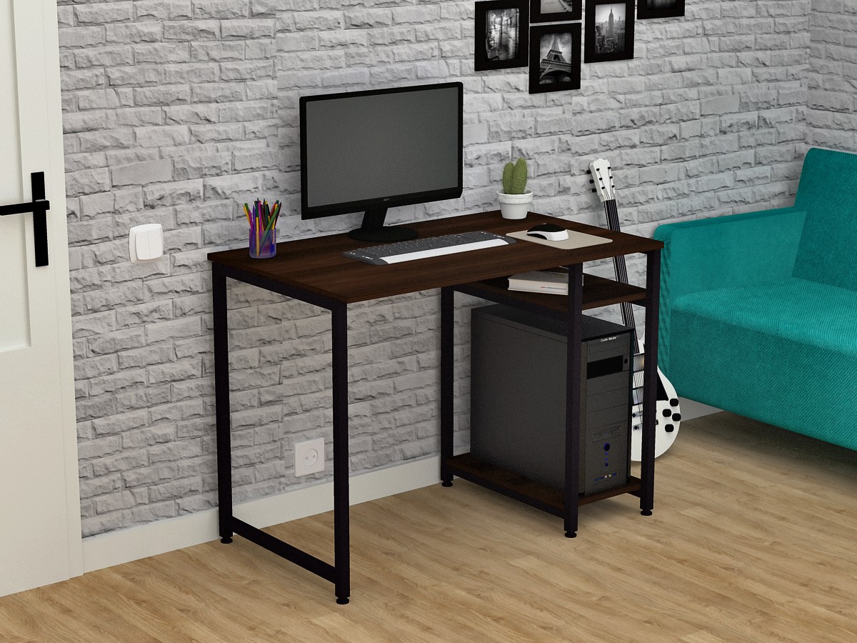 

Компьютерный стол HomeDeco СКЛ Орех темный 1200х600х750