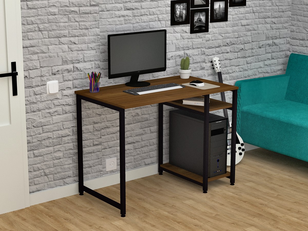 

Компьютерный стол HomeDeco СКЛ Орех экко 1000х600х750