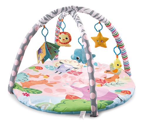 

Игровой коврик Bambi JL640-1ABCD круглый 82см, розовый (BAM003960)