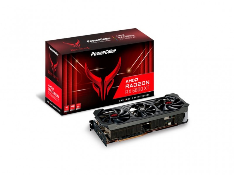 

Видеокарта PowerColor Radeon RX 6800 XT 16 GB Red Devil (AXRX 6800XT 16GBD6-3DHE/OC) (F00248939)