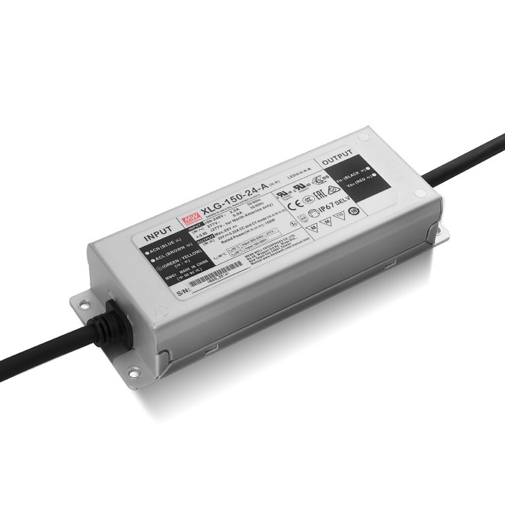 

Блок питания Mean Well XLG-150-24-A защита IP67 (art.239387)