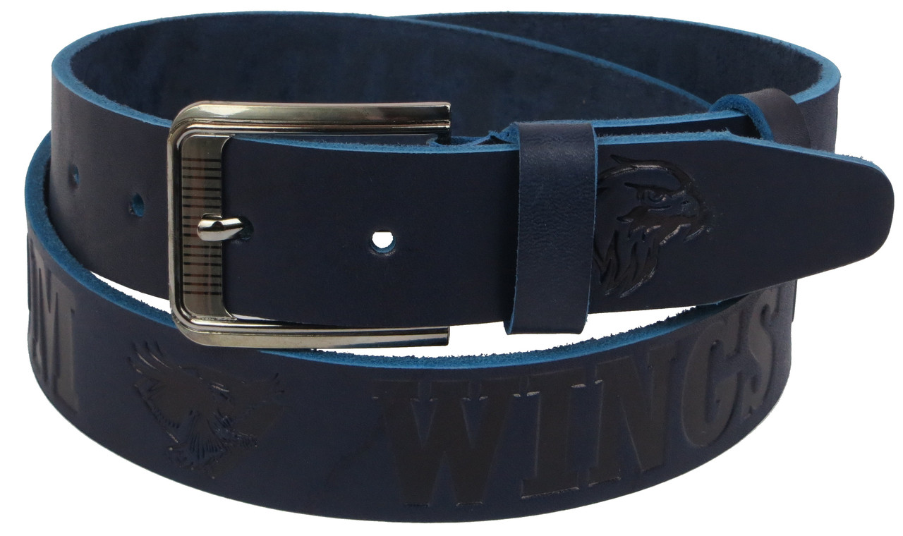 

Мужской кожаный ремень Skipper 115-135х3,8 см Синий 000159616