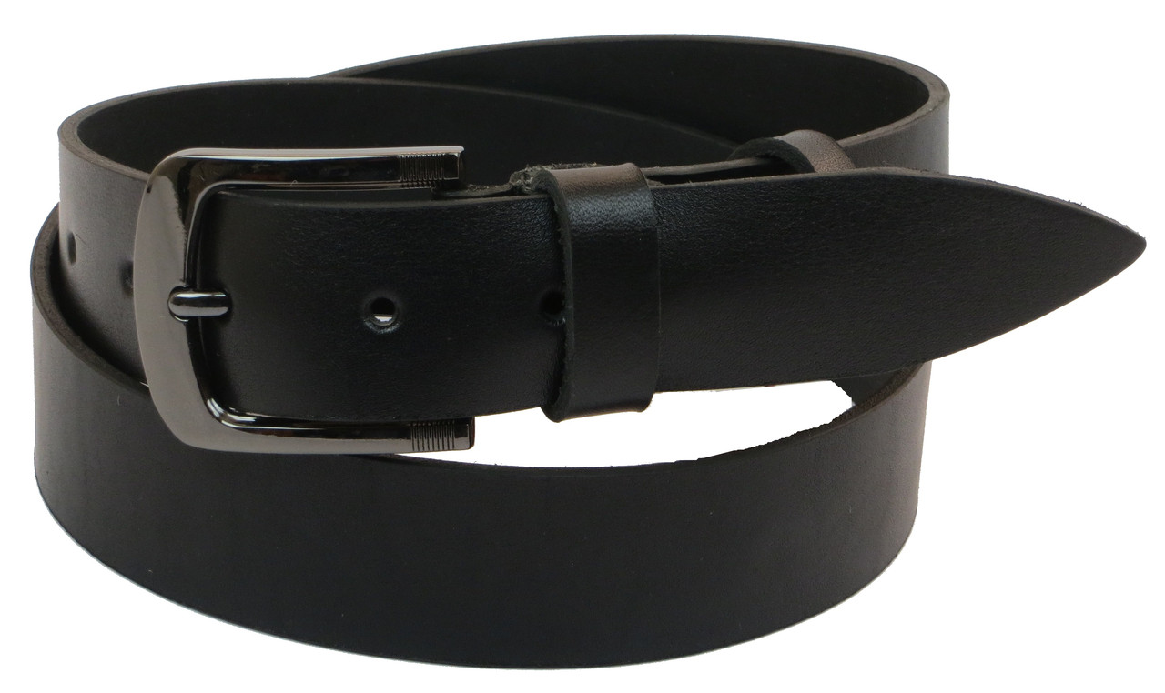 

Мужской кожаный ремень Skipper 111-131х3,8 см Черный 000159662