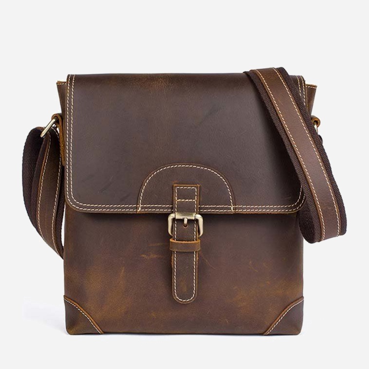 

Мужская кожаная сумка Vintage leather-14675 Коричневая