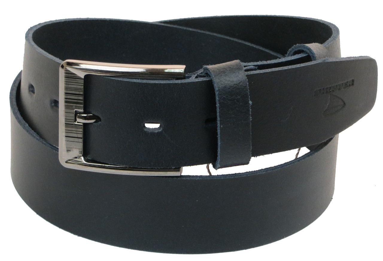 

Мужской кожаный ремень Skipper 110-130х4,5 см Синий 000159577
