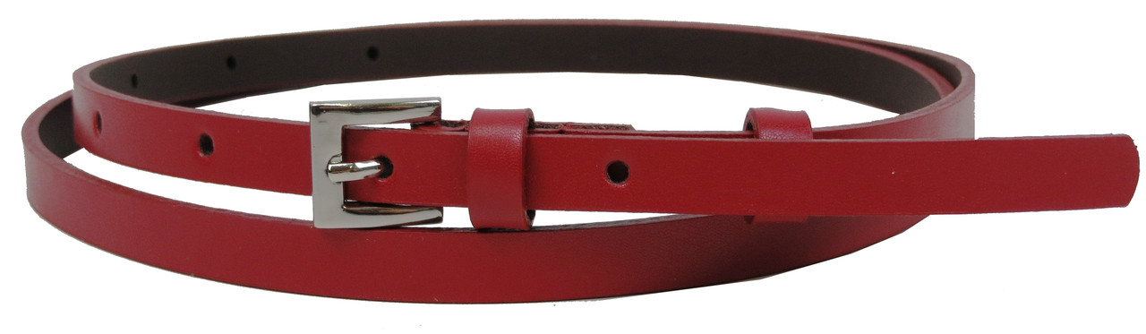 

Женский кожаный ремень Rovicky 90-110х1 см Красный 000160027