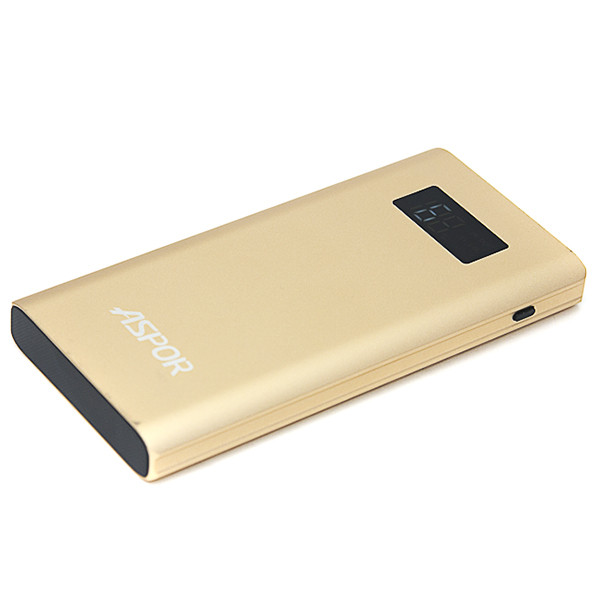 

Универсальная мобильная батарея Aspor Q388 10000mAh Gold