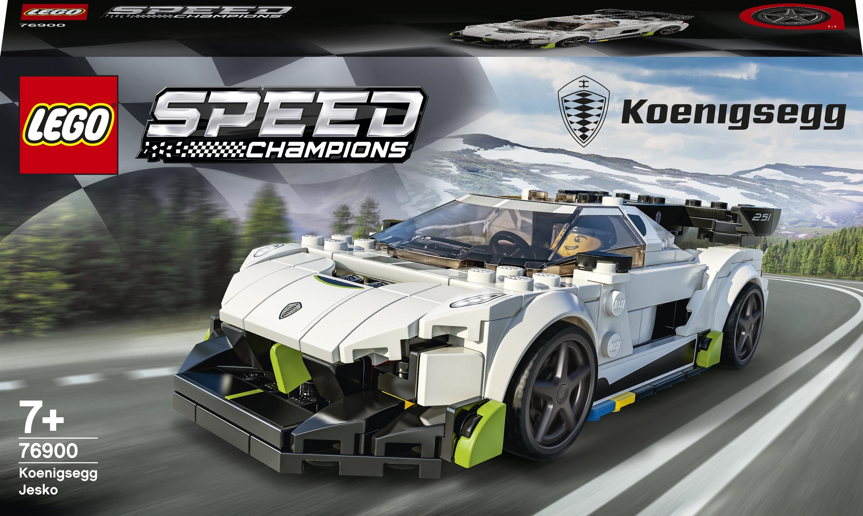 

Конструктор LEGO Speed Champions Koenigsegg Jesko 280 деталей (76900)