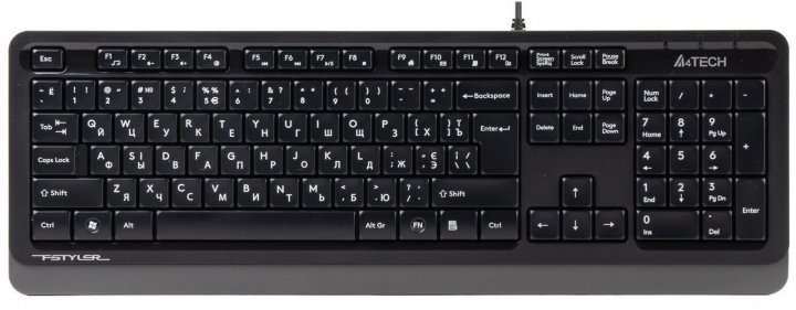 

Клавиатура проводная A4Tech FK10 USB Grey (4711421942959)