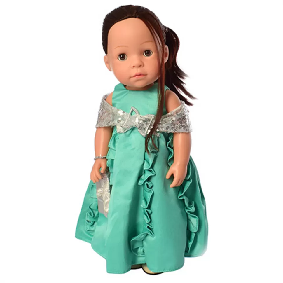 

Интерактивная кукла в платье Turquoise Limo Toy M 5414-15-2 с изучением стран и цифр