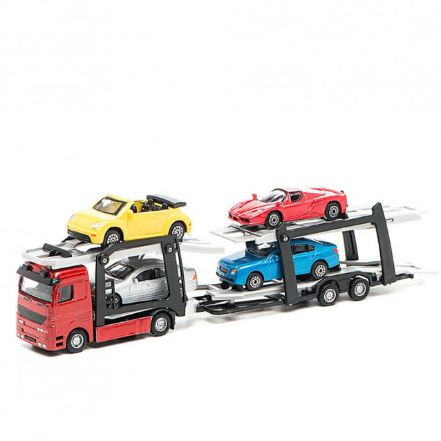 

Игровой набор - АВТОПЕРЕВОЗЧИК c автомоделью RENAULT CLIO Bburago 18-31401