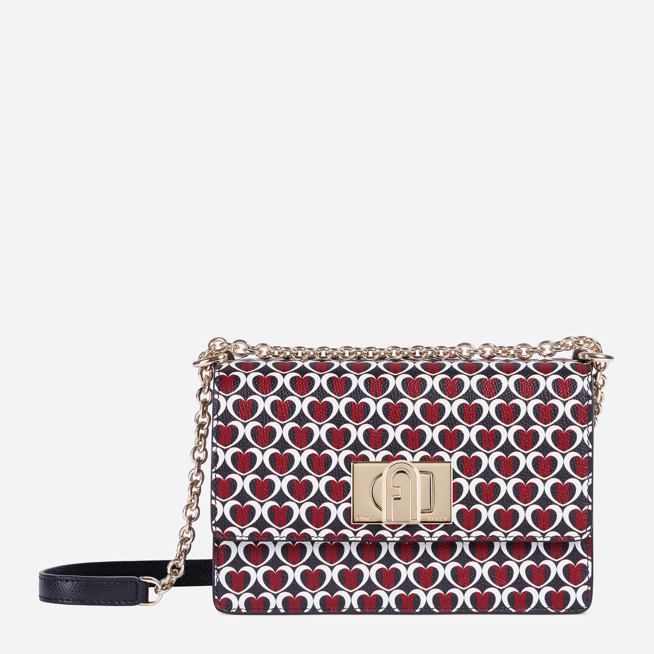 

Сумка женская кожаная Furla 1927 Mini Crossbody 20 1048458 Черно-вишневая
