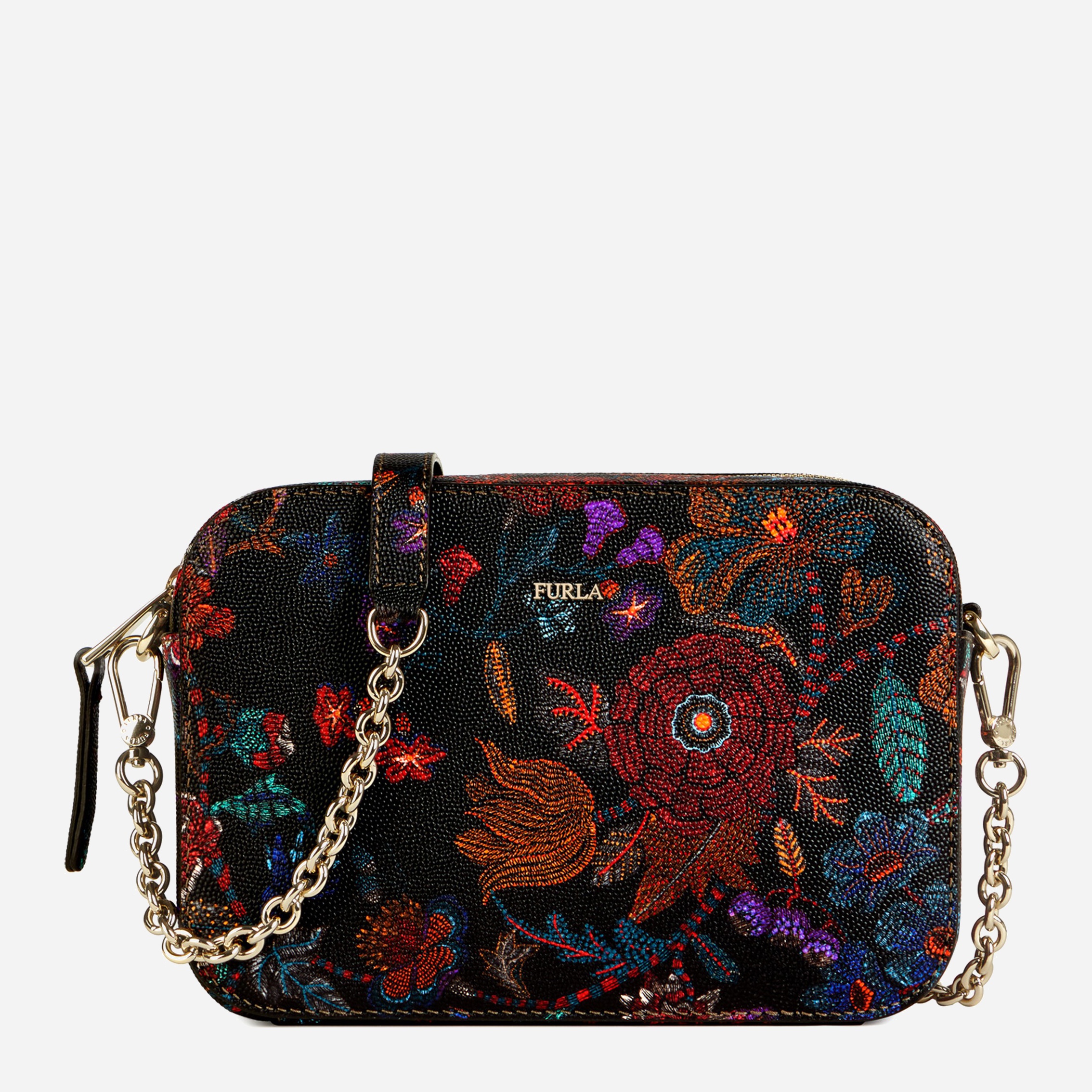 

Сумка женская кожаная Furla Brava Mini Crossbody 1044708 Черная