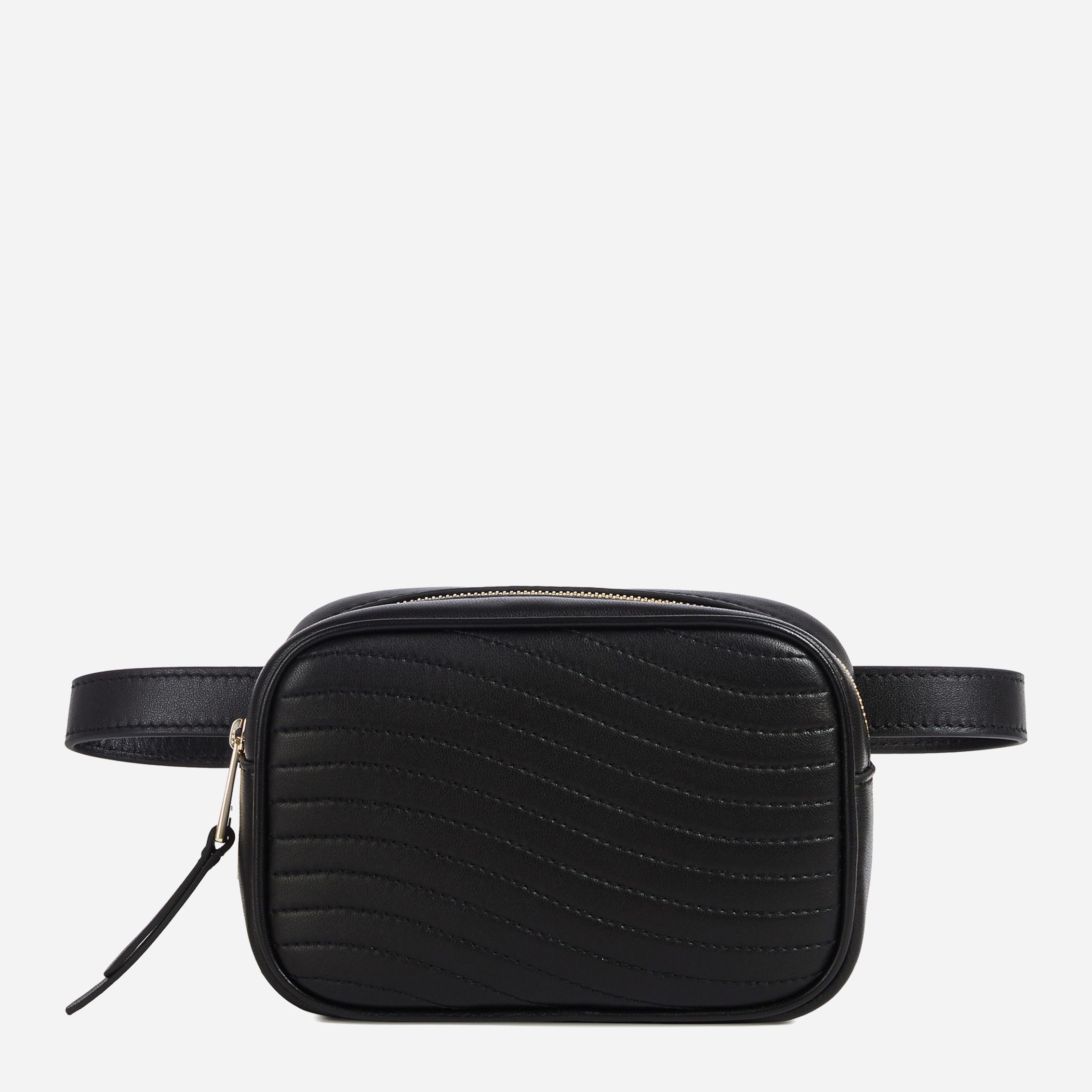 

Сумка-поясная женская кожаная Furla Swing M Belt Bag 1043398 Черная