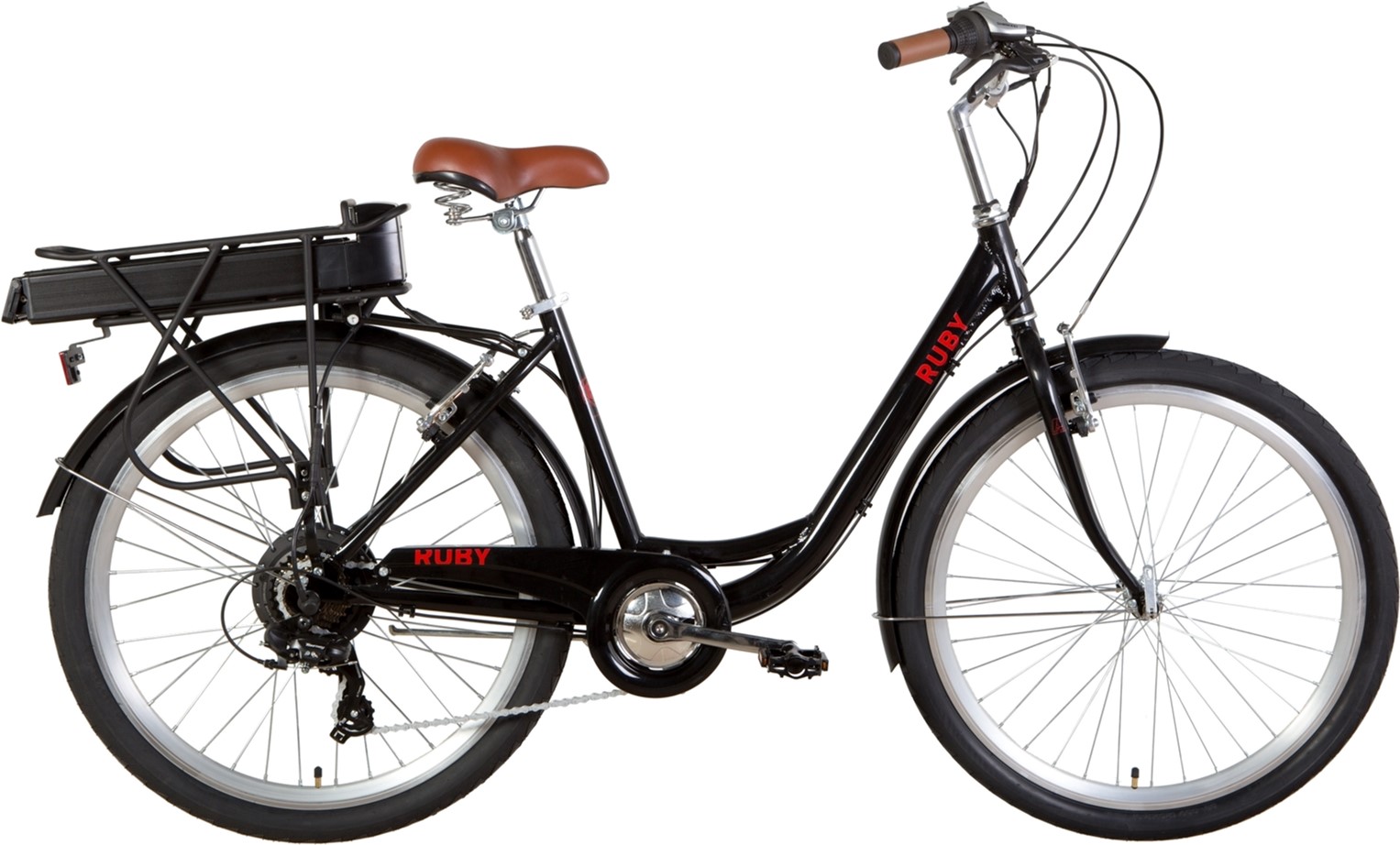 

Электровелосипед Dorozhnik Ruby 26" 17" 2020 Черный (ELB-D-26-049)