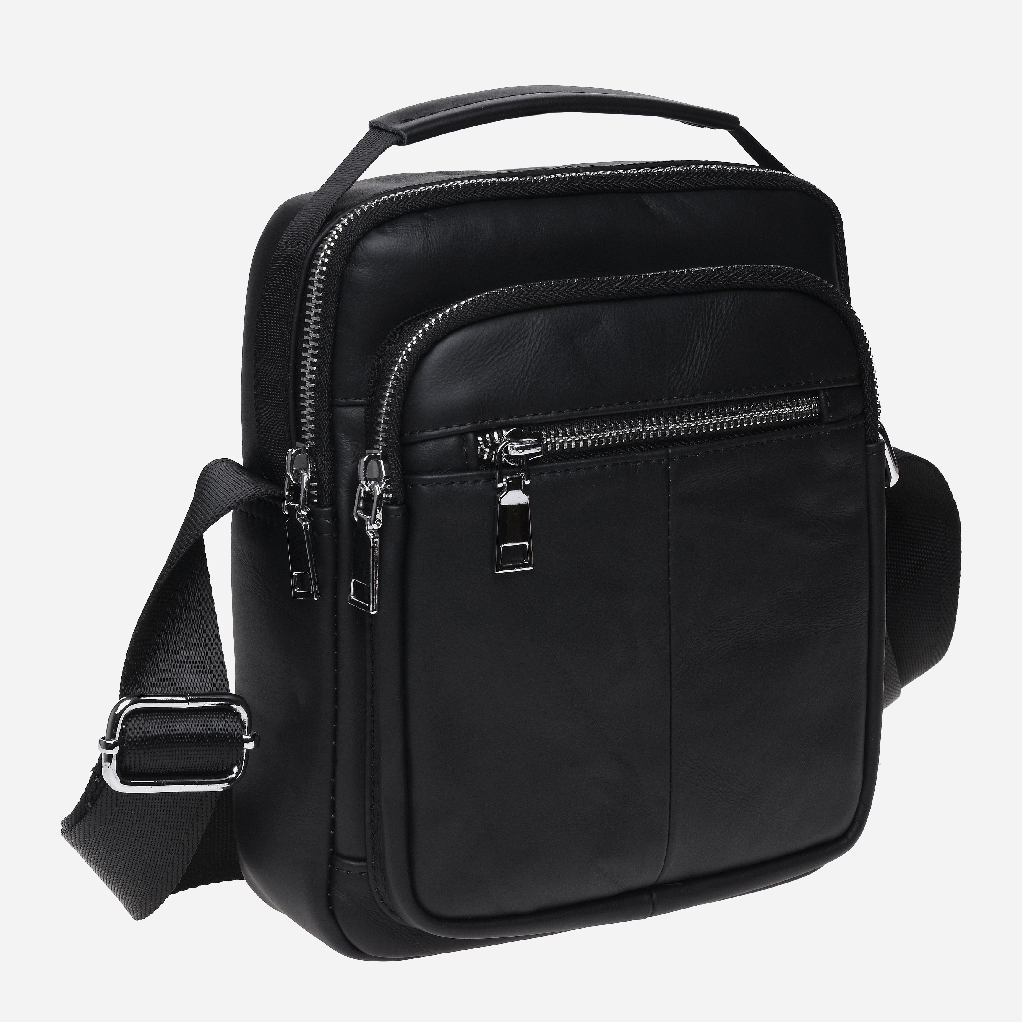 

Мужская сумка кожаная Laras K106018 Black