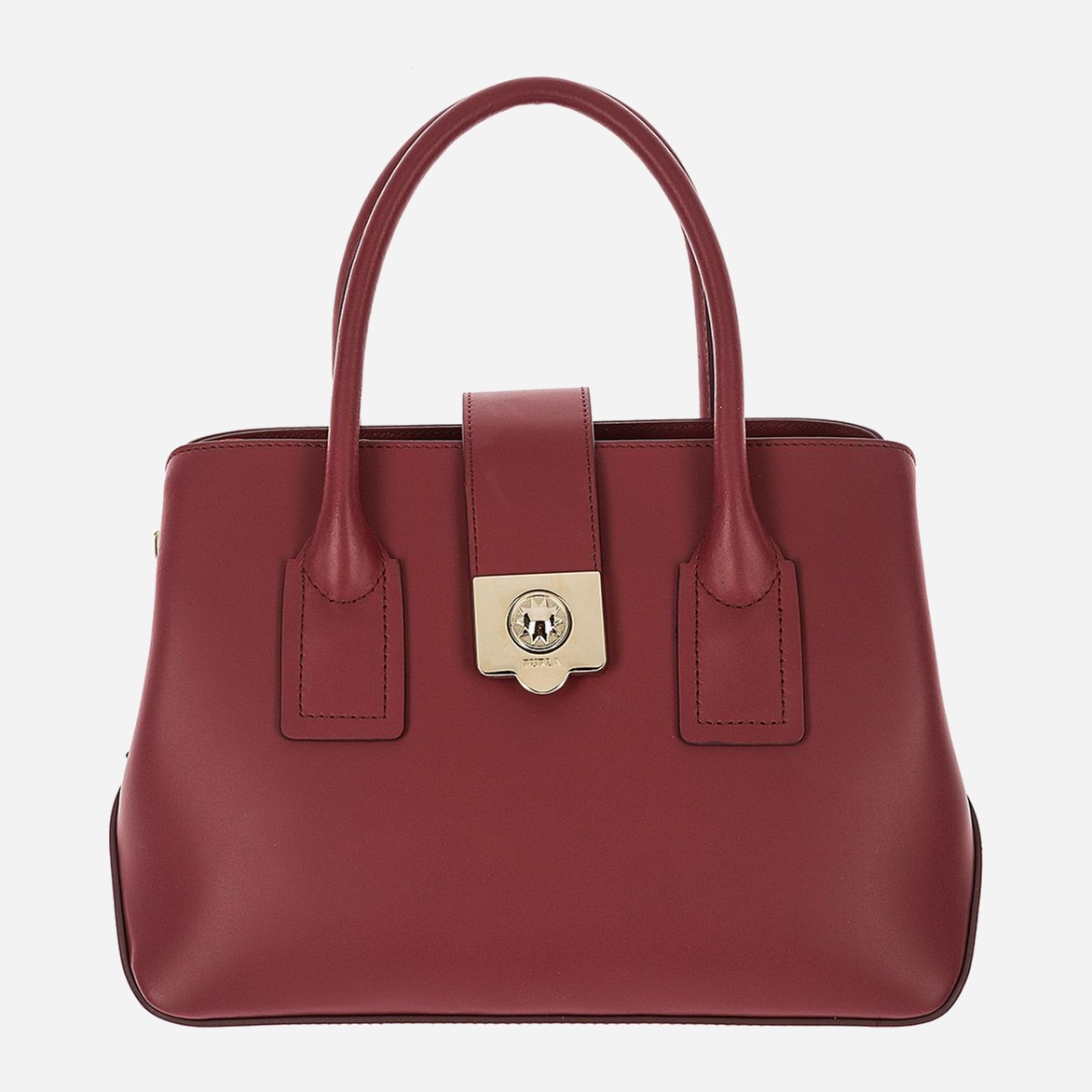 

Сумка женская кожаная Furla Mira S Tote 993455 Вишневая