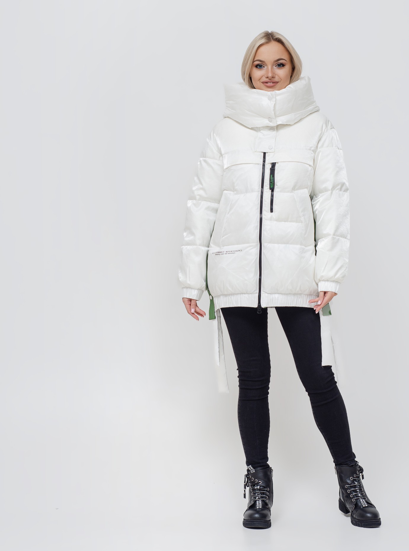 

Куртка зимняя TOWNY 1870 короткая L белая