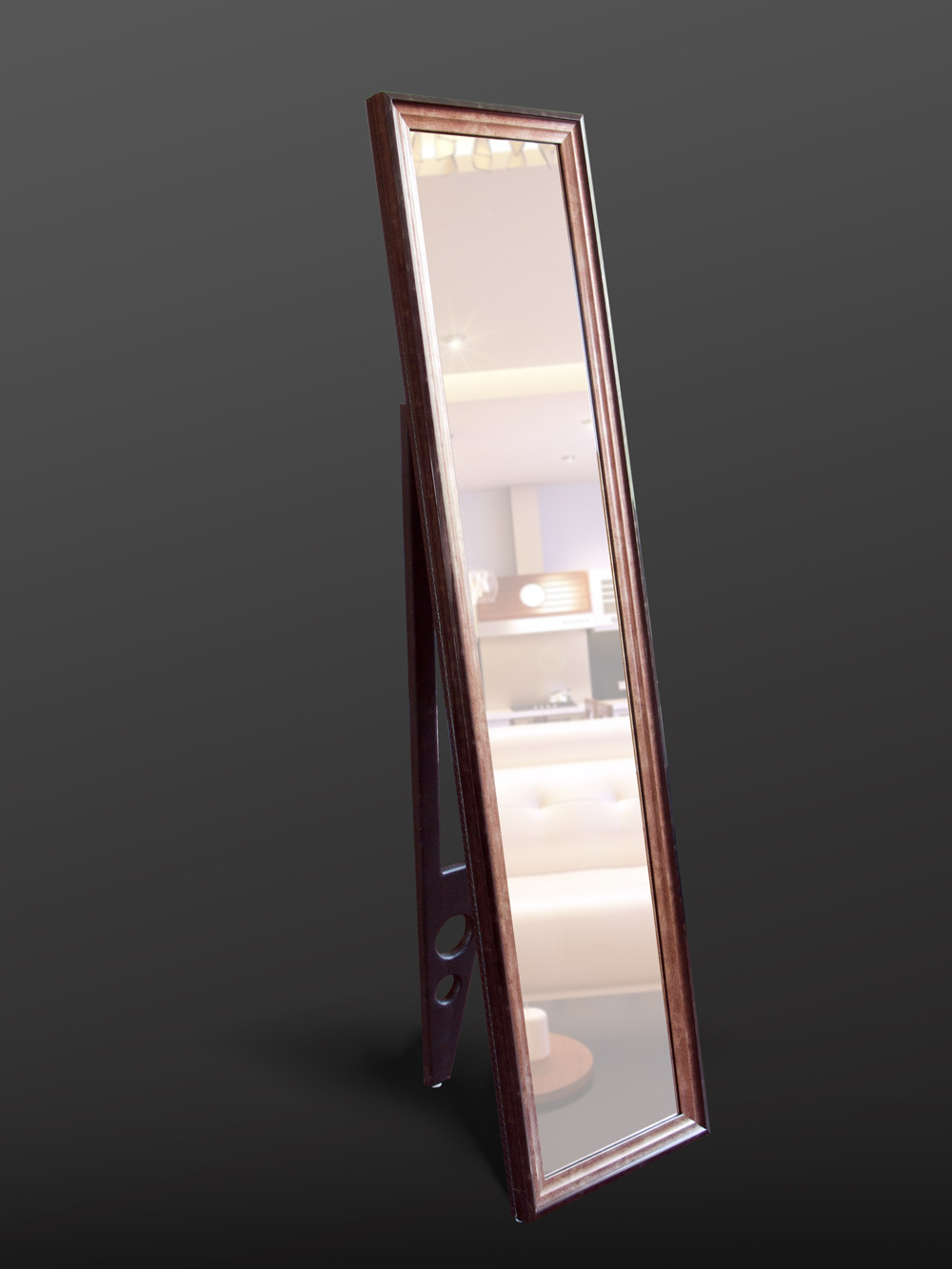 

Зеркало прямоугольное напольное Wave Art-com Черный