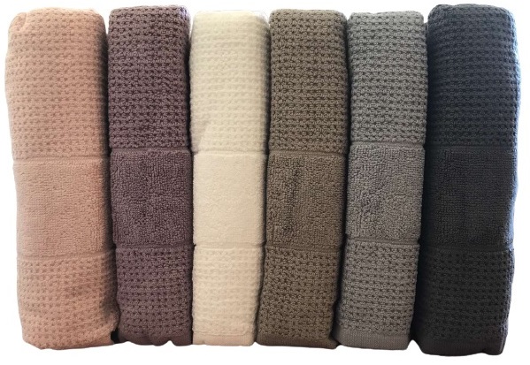 

Набор махровых полотенец Mercan Cotton Жаккард Jumbo 70x140 6 шт (ts-02701)