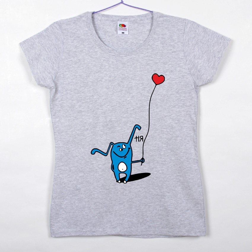 

Футболка жіноча меланж "Ня, Футболка жіноча меланж "Ня" XL