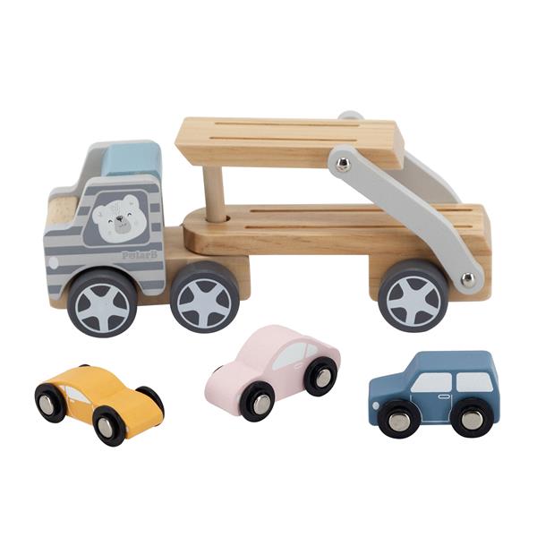 

Деревянная игрушечная машинка Viga Toys PolarB Автовоз (44014)