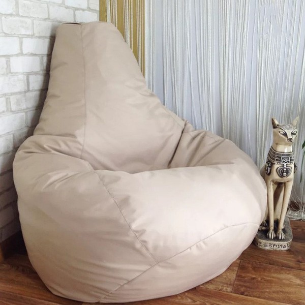 

Крісло груша Jolly-XL 140x100см бежевий