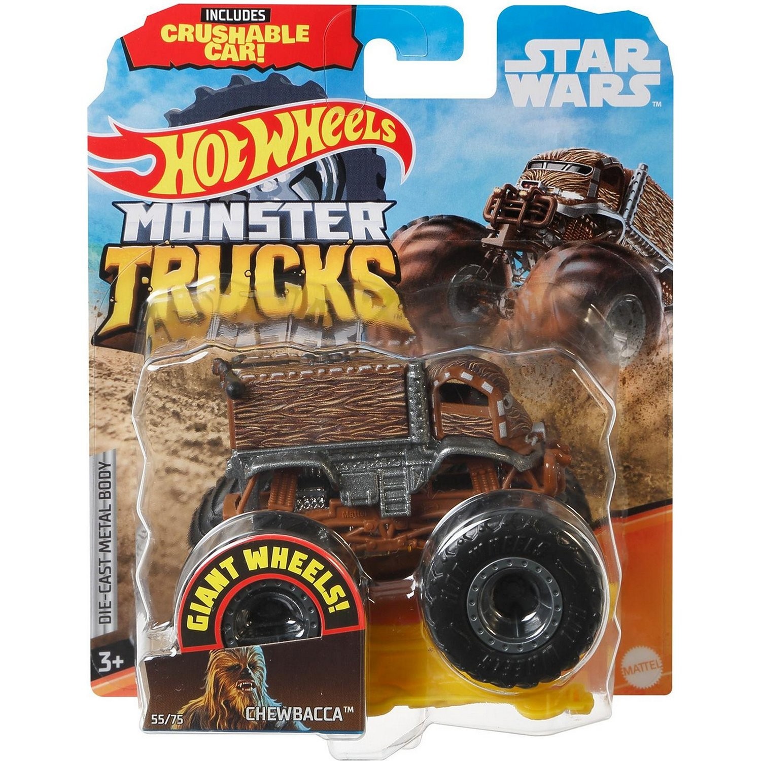 Машинка Hot Wheels Monster Trucks 1:64 Star Wars