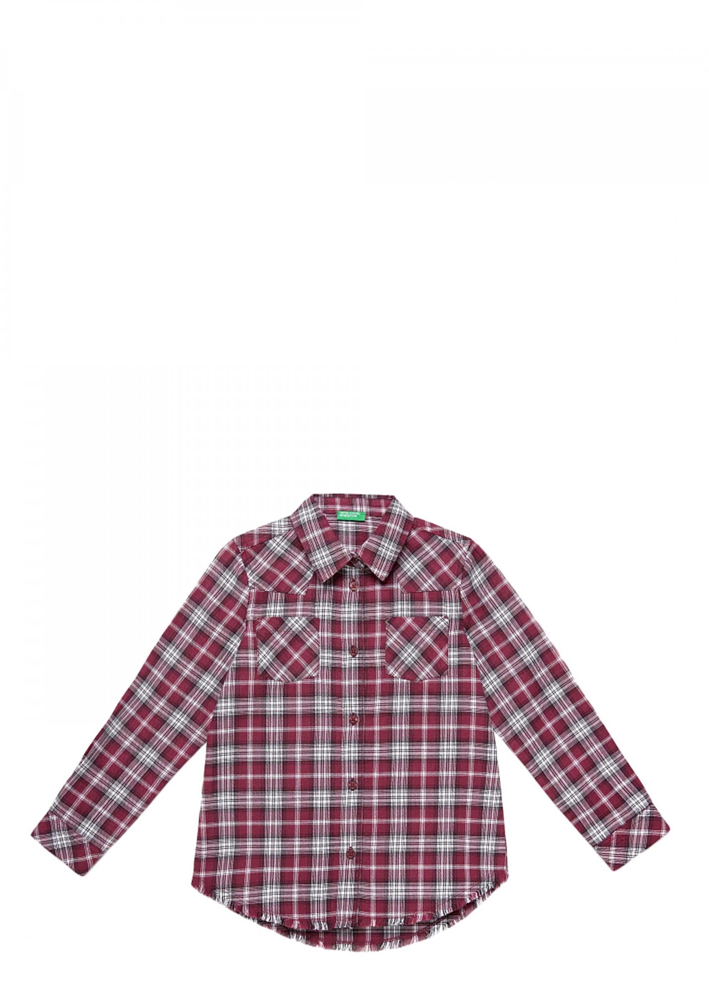 

Рубашка United Colors of Benetton 120см бордовый 8032845341005