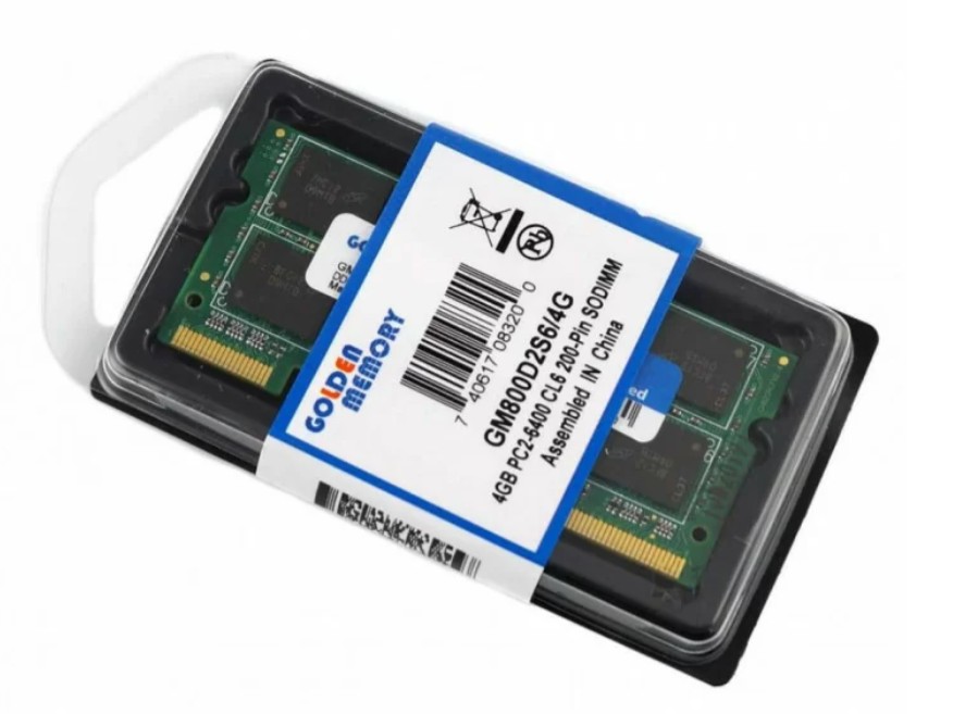 

Оперативная память Golden Memory 4 ГБ SO-DIMM DDR2 800 МГц (GM800D2S6/4)