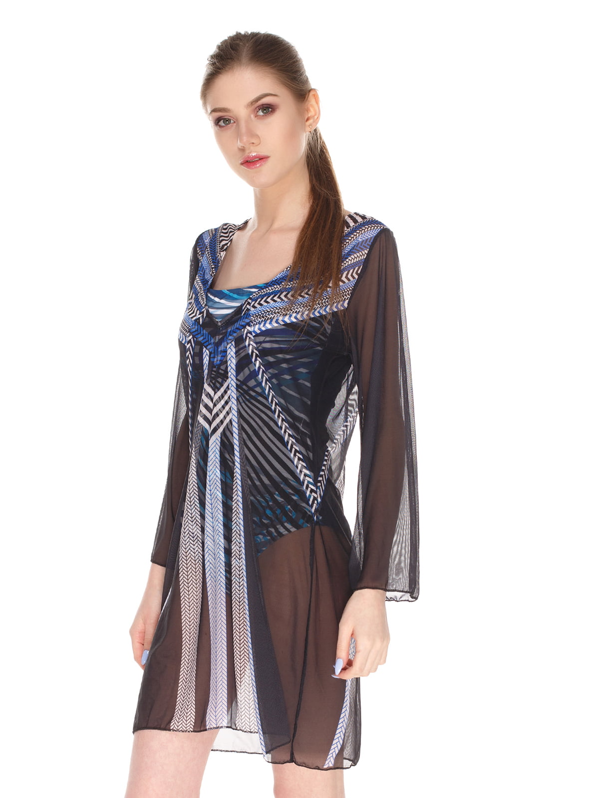 

Пляжная туника Argento L чёрный 115-329