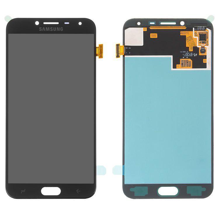 

Дисплей для Samsung J400 Galaxy J4 (2018), J400F Galaxy J4 (2018), чорний, з сенсорним екраном, оригінал (переклеєне скло)