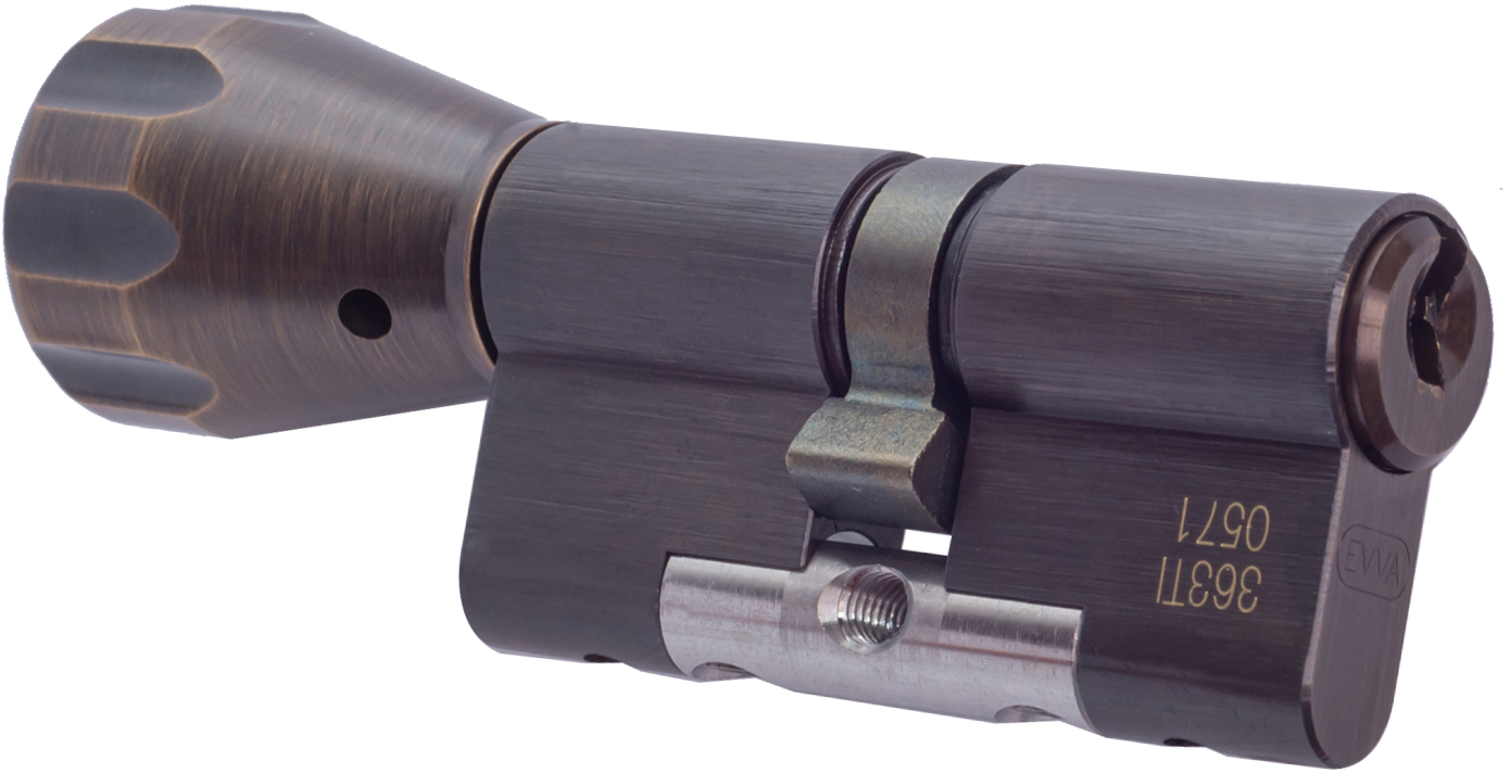 

Сердцевина EVVA ICS KZ 86/K86 3 ключа Бронза