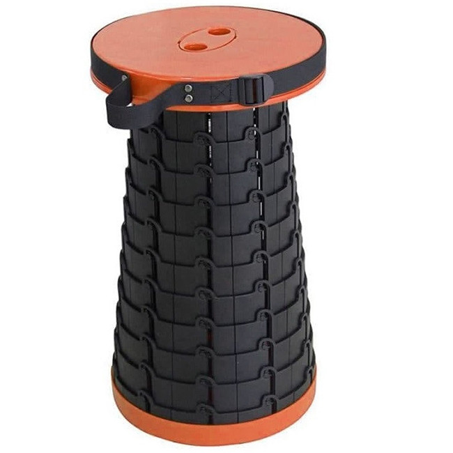 

Табурет складной пластиковый туристический FEXIBLE STOOL 7108 оранжевый